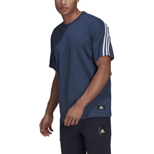 Koszulka męska Adidas M Fi Tee SS, niebieska