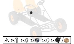 Duo Coaster - Zestaw środkowy tylnej osi