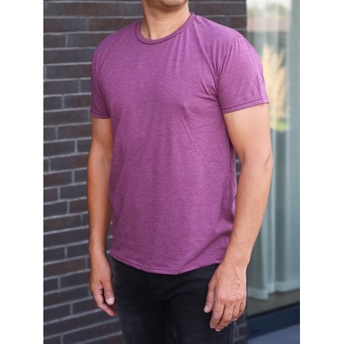 Fruit Of The Loom Marškinėliai Vyrams Bordeaux 00005