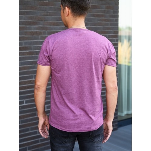 Fruit Of The Loom Marškinėliai Vyrams Bordeaux 00005