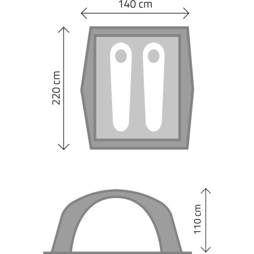 YATE TWINKLE, namiot samorozkładający się
