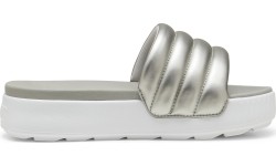 Klapki damskie Puma Karmen Slide Puffy White Silver 395399 03