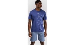 Koszulka Venum Giant Connect - Królewski niebieski