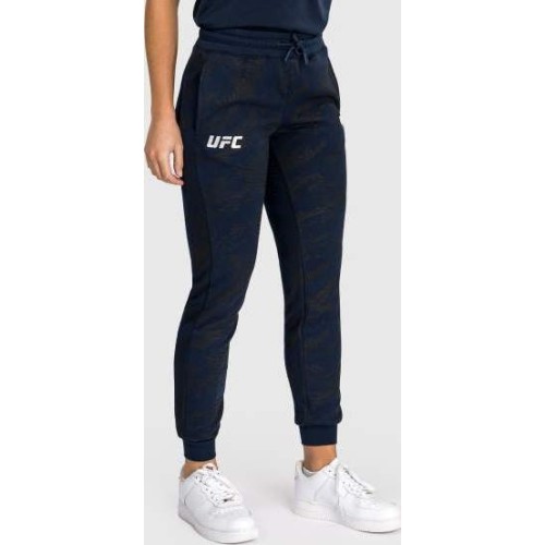 Bawełniane spodnie damskie UFC Fusion by Venum Fight Week - Oceanic Blue