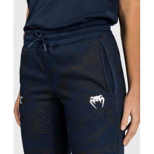 Bawełniane spodnie damskie UFC Fusion by Venum Fight Week - Oceanic Blue