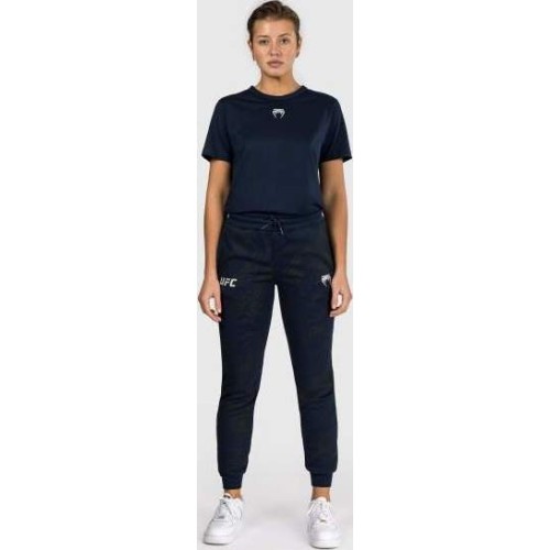 Bawełniane spodnie damskie UFC Fusion by Venum Fight Week - Oceanic Blue