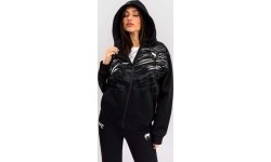 Damska replika bluzy z zamkiem błyskawicznym UFC Fusion by Venum - czarna