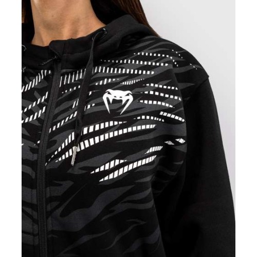 Damska replika bluzy z zamkiem błyskawicznym UFC Fusion by Venum - czarna