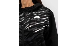 Damska replika bluzy z zamkiem błyskawicznym UFC Fusion by Venum - czarna