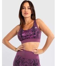 Damski biustonosz sportowy Venum Amazonia - fioletowy