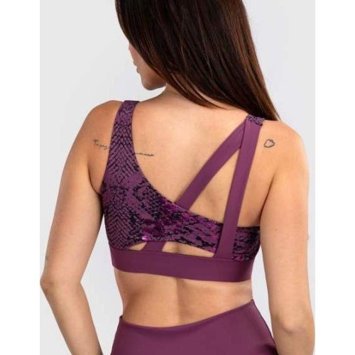 Damski biustonosz sportowy Venum Amazonia - fioletowy