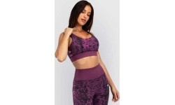 Damski biustonosz sportowy Venum Amazonia - fioletowy