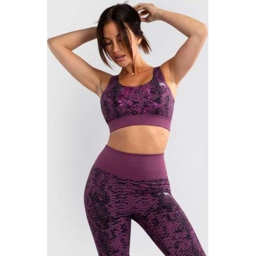 Damski biustonosz sportowy Venum Amazonia - fioletowy