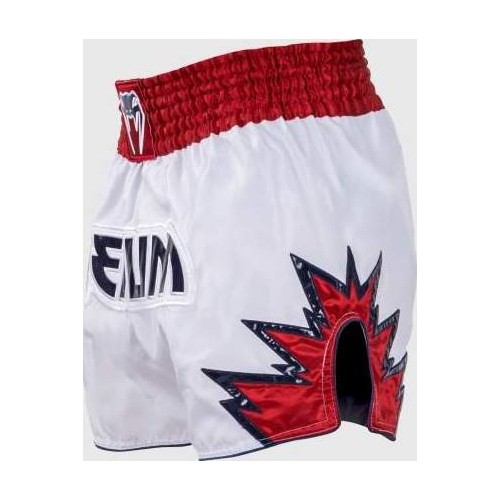 Spodenki Venum Inferno Muay Thai - biały/czerwony
