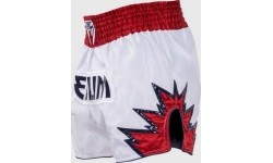 Spodenki Venum Inferno Muay Thai - biały/czerwony