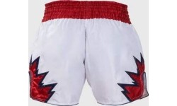 Spodenki Venum Inferno Muay Thai - biały/czerwony