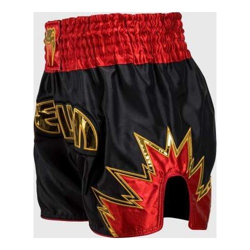 Spodenki Venum Inferno Muay Thai - czarny/złoty/czerwony
