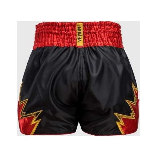 Spodenki Venum Inferno Muay Thai - czarny/złoty/czerwony