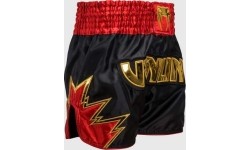 Spodenki Venum Inferno Muay Thai - czarny/złoty/czerwony