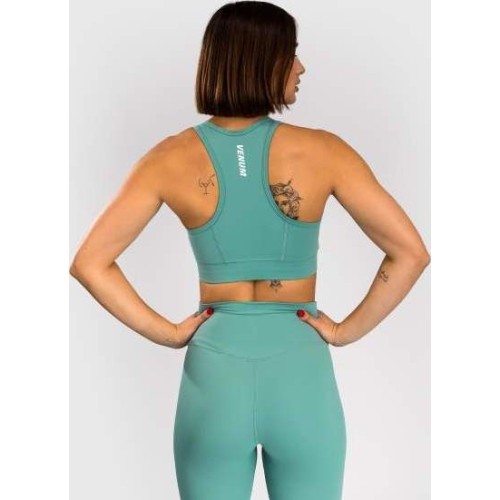 Biustonosz sportowy Venum Essential dla kobiet o średniej sile uderzenia - Aqua Green
