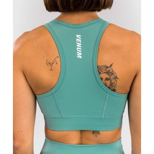 Biustonosz sportowy Venum Essential dla kobiet o średniej sile uderzenia - Aqua Green