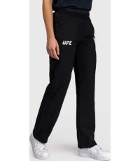 Spodnie damskie UFC Fusion by Venum Fight Week z prostymi nogawkami - czarne