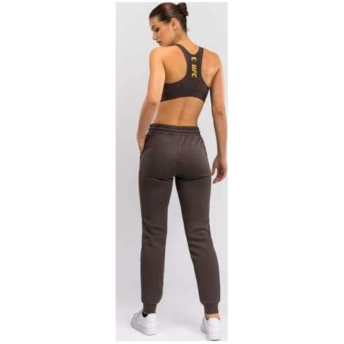 Bawełniane spodnie damskie UFC Fusion by Venum Fight Week - Solid Earthen Brown