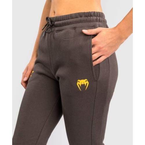 Bawełniane spodnie damskie UFC Fusion by Venum Fight Week - Solid Earthen Brown