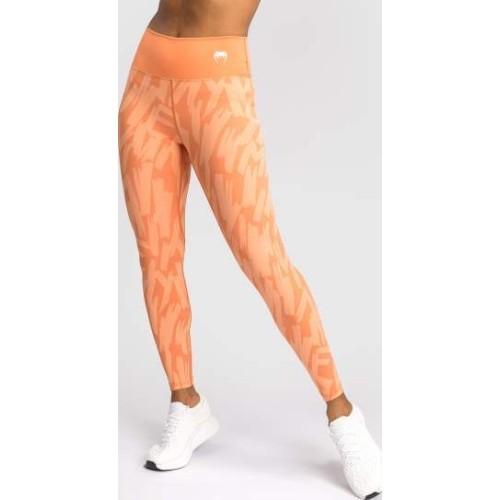 Damskie legginsy Venum Graffiti o pełnej długości - Velvet Apricot