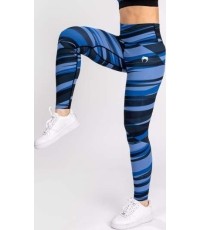 Legginsy damskie Venum Abyss - Niebieski cień