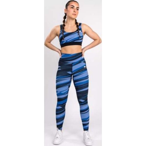 Legginsy damskie Venum Abyss - Niebieski cień