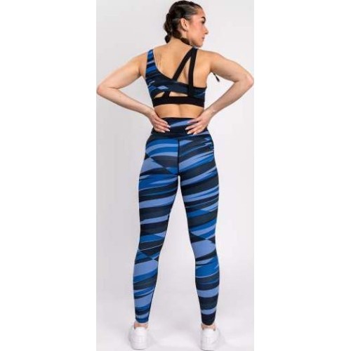 Legginsy damskie Venum Abyss - Niebieski cień