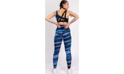 Legginsy damskie Venum Abyss - Niebieski cień