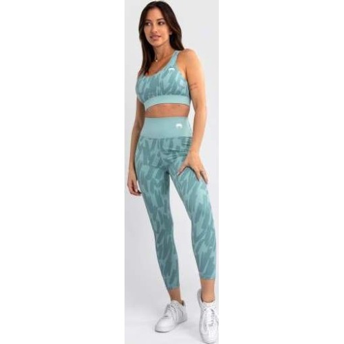 Legginsy damskie 7/8 Venum Graffiti, akwamaryna