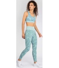 Damskie legginsy Venum Graffiti o pełnej długości - Aqua