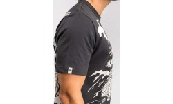 Koszulka męska Venum Dragon's Flight - Szary węgiel/kremowa biel