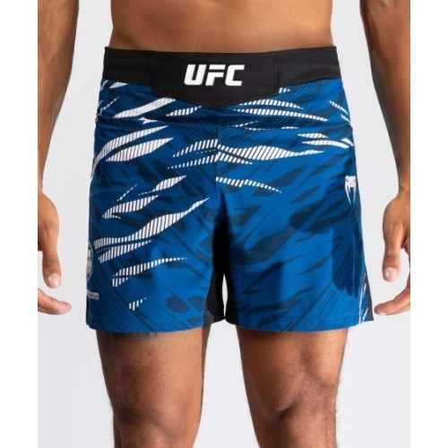Męskie spodenki do walki UFC Fusion by Venum Authentic Fight Night - krótki krój - niebieskie