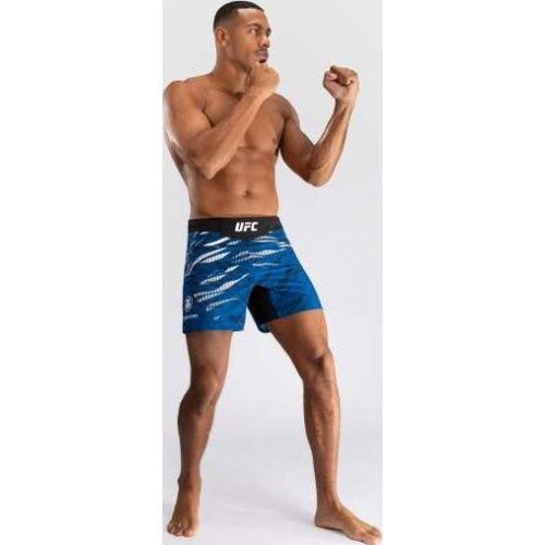Męskie spodenki do walki UFC Fusion by Venum Authentic Fight Night - krótki krój - niebieskie