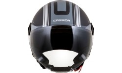 Kask motocyklowy Cassida Handy Metropolis Vision matowy czarny/szary/szary odblaskowy