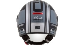 Kask motocyklowy Cassida Handy Metropolis Vision matowy czarny/szary/szary odblaskowy