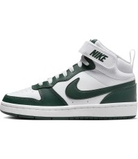 Nike buty młodzieżowe Court Borough Mid 2 White Green CD7782 119