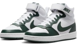 Nike Avalynė Paaugliams Court Borough Mid 2 White Green CD7782 119