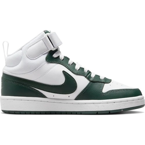 Nike Avalynė Paaugliams Court Borough Mid 2 White Green CD7782 119
