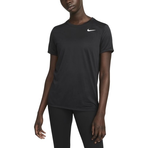 Damska bluzka Nike W NK Df RLGD SS Tee, czarna DX0687 010