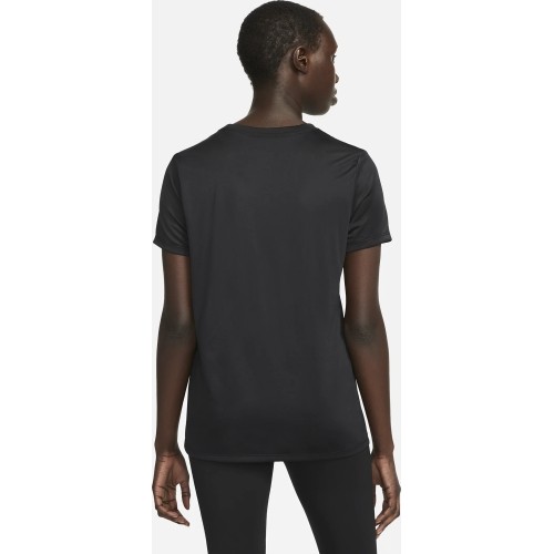 Damska bluzka Nike W NK Df RLGD SS Tee, czarna DX0687 010