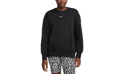 Nike Džemperis Moterims W Nsw Phnx Fleece Os Crew Black DQ5733 010