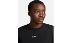 Nike Džemperis Moterims W Nsw Phnx Fleece Os Crew Black DQ5733 010