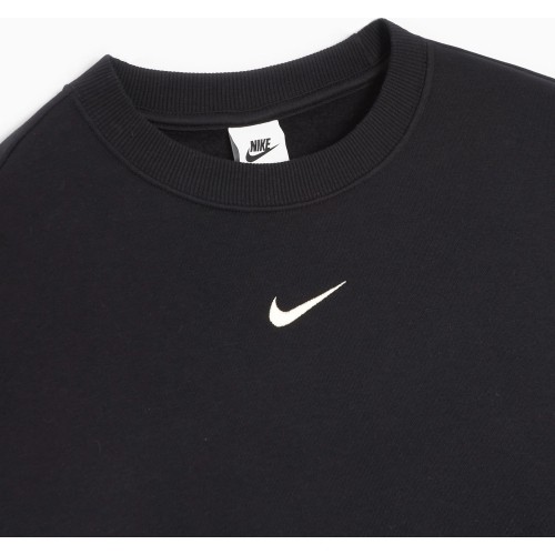 Nike Džemperis Moterims W Nsw Phnx Fleece Os Crew Black DQ5733 010