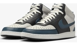 Nike Avalynė Vyrams Court Vision Mid Nn Black Blue Grey DN3577 004