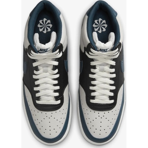 Nike Avalynė Vyrams Court Vision Mid Nn Black Blue Grey DN3577 004